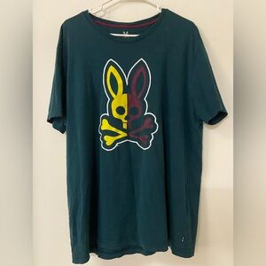 Psycho Bunny Cooper Graphic Tee 100% pima cotton short sleeve shirt Sz XL